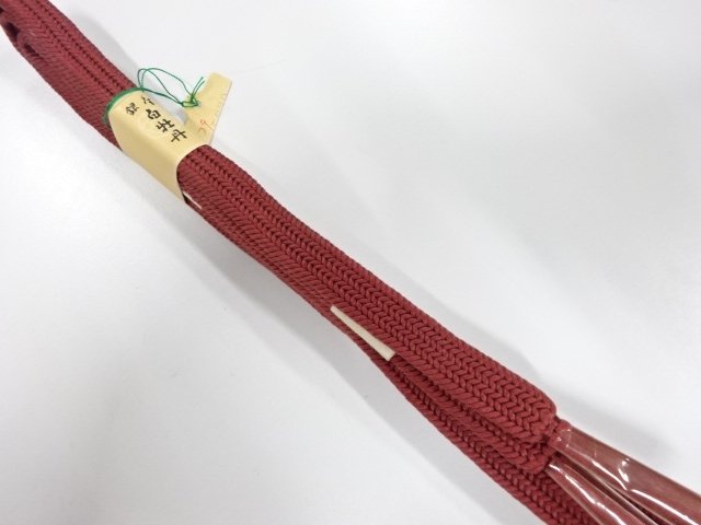 未使用品　正絹　手組帯締め